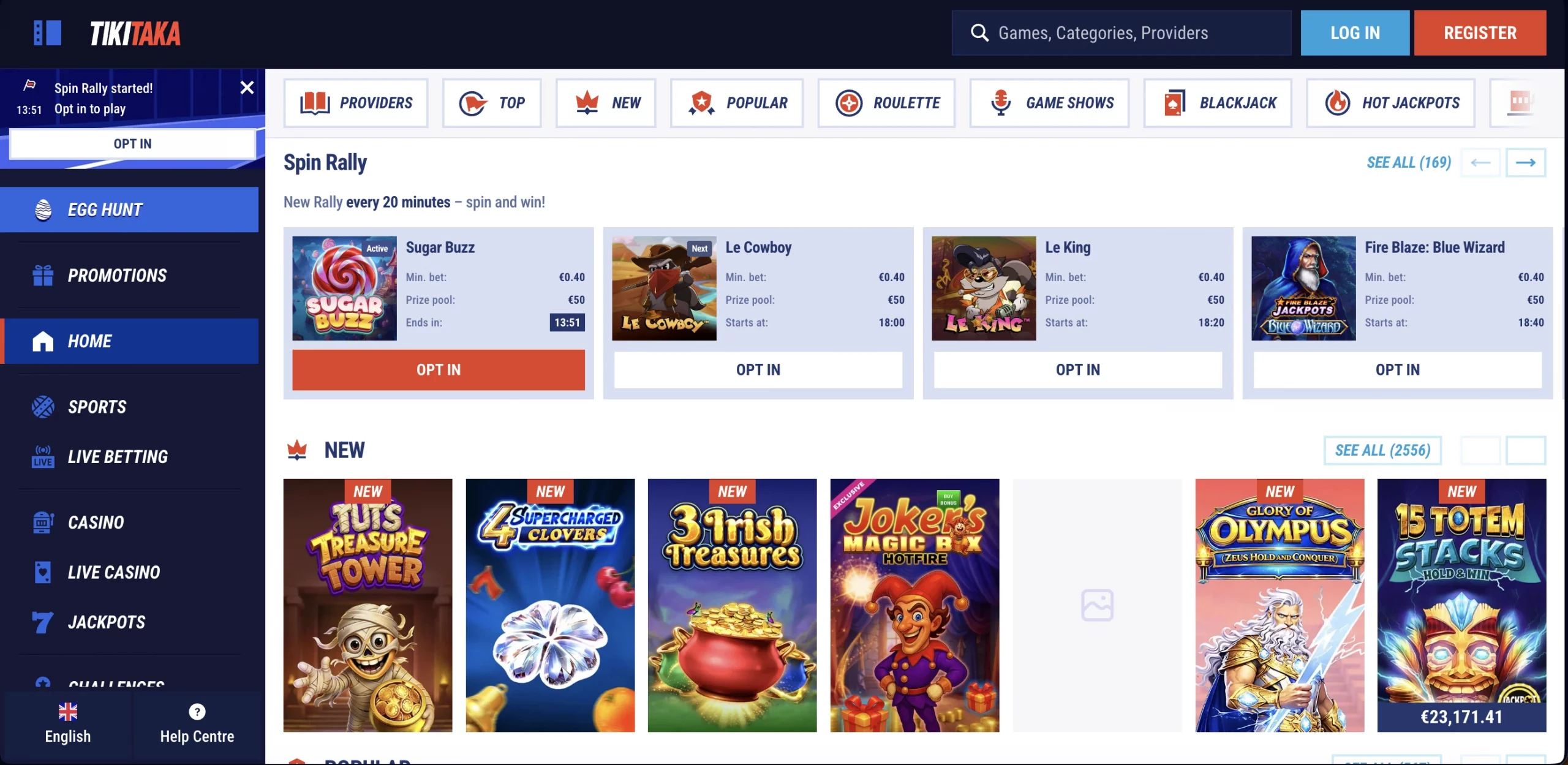 tiki taka casino página principal